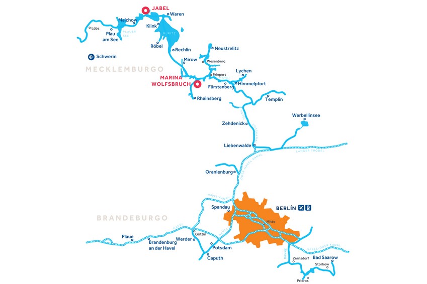 Ruta navegable mecklenburg