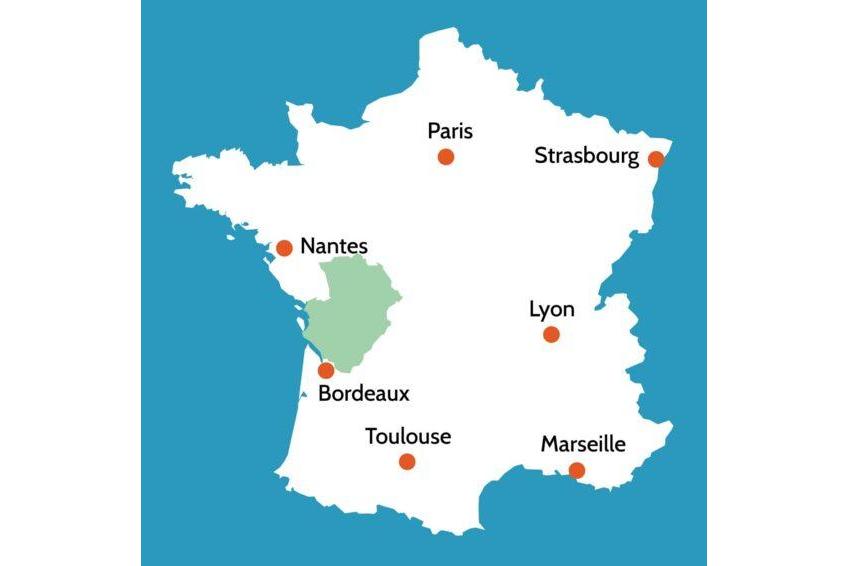 Carte France CHARENTE 2016 1024x1024 1 Mapa Charente | Danfluvial